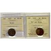 Image 1 : 1922 1¢ MS60 & MS62.  Lot of 2 coins both ICCS.