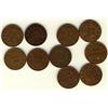 Image 1 : 1923 1¢.  Lot of 10 coins VG to Fine.
