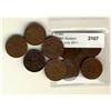 Image 1 : 1925 1¢.  Lot of 10 coins VG to Fine.