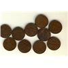 Image 1 : 1925 1¢.  Lot of 10 coins VG to Fine.