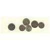 Image 1 : Nfld 1940c 5¢ & 10¢.  Lot of 6 coins all with re-punched 0 in date.   3 of each denomination include