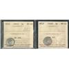 Image 1 : Nfld 1940c 5¢ MS62 & 1941c MS60.  Lot of 2 ICCS graded coins.