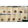 Image 1 : 1938 1¢, 1940, 1946, 1946, 1947ML, 1948 A Off, 1949 A to, 1950, 1952 & 1954 SF MS64RD.  Lot of 10 IC