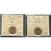 Image 1 : 1940 & 1947 ML 1¢ ICCS MS65RD.  Lot of 2 coins.