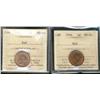 Image 1 : 1941 & 1944 1¢ ICCS MS64RD.  Lot of 2 coins.