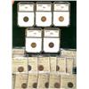Image 1 : 1942 1¢ MS62RB, 1945 MS62RD(3), 1946 MS62, 1948 A Off MS60RD, MS62RB, MS62RD, 1949 A Off AU55, MS62R