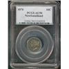 Image 1 : Nfld 1870 10¢ PCGS AU50.  Obv 2, but not designated.