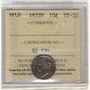 Image 1 : Nfld 1872H 10¢ ICCS VF30.
