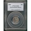 Image 1 : Nfld 1880 10¢ PCGS AU55.  Pittman example.