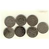 Image 1 : Nfld 1888(2) 10¢, 1890, 1894(2) & 1896(2).  Lot of 7 coins all with problems.  Coins grade VF to EF.