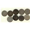 Image 1 : Nfld 1888 10¢, 1894(2), 1896(6).  Lot of 9 coins all F+ or better.  Should be viewed.