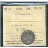 Image 1 : Nfld 1888 10¢ ICCS VF30.