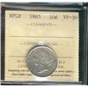 Image 1 : Nfld 1865 20¢ ICCS VF30.