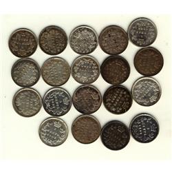 1870 5¢ FB, 1888, 1890H(2), 1893(3), 1896(2), 1897, 1898, 1899(4), 1900 Ov 0, 1900 Rd 0 & 1901(3).