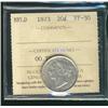 Image 1 : Nfld 1873 20¢ ICCS VF30.