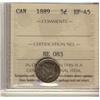 Image 1 : 1889 5¢ ICCS EF45.  Sharp strike.