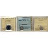 Image 1 : 1896 5¢ EF45, 1898 EF40 & 1951 LR MS65.  Lot of 3 coins ICCS graded except 1898 CCCS.