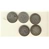 Image 1 : Nfld 1899 20¢ Hook & Large, 1900 & 1904H(2).  Lot of 5 coins all VF or better.