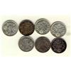 Image 1 : 1903H 5¢.  Lot of 7 coins.  Includes a mix of Small and Large H's.  Should be viewed.