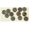 Image 1 : Nfld 1912 20¢, 1917c(6) & 1919c(5).  Lot of 12 coins all VF or better.