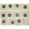 Image 1 : Nfld 1917c 25¢.  Lot of 11 lustrous coins EF to AU.  Should be viewed.