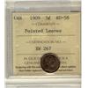 Image 1 : 1909 5¢ Ptd Lvs ICCS AU58.