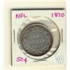 Image 1 : Nfld 1870 50¢ Choice VF-20 or better, scratch hidden in the hair.  Sharp example.
