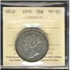 Image 1 : Nfld 1870 50¢ ICCS VF20.