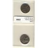 Image 1 : 1925 5¢ & 1926 Far 6.  Lot of 2 coins, VG.