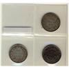 Image 1 : Nfld 1874, 1882H & 1899 50¢.  Lot of 3 coins all VF+ or better.  Some light cleaning, Should be view