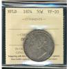 Image 1 : Nfld 1874 50¢ ICCS VF20.