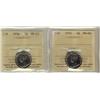 Image 1 : 1935 5¢ MS60 & 1936 MS63.  Lot of 2 ICCS graded coins.