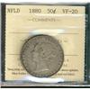 Image 1 : Nfld 1880 50¢ ICCS VF20.  Key issue.