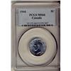 Image 1 : 1944 5¢ PCGS MS66.  Gem.  Great lustre.  Scarce.
