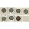 Image 1 : Nfld 1885(5) & 1888(2) 50¢.  Lot of 7 coins all VG+ to Fine.  Should be viewed.