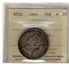 Image 1 : Nfld  1885 50¢ ICCS VF20.