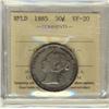 Image 1 : Nfld 1885 50¢ ICCS VF20.