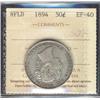 Image 1 : Nfld 1894 50¢ ICCS EF40.
