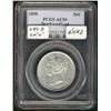 Image 1 : Nfld 1898 50¢ PCGS AU50,  Obv 2, SmW, though not designated.