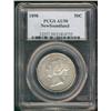 Image 1 : Nfld 1898 50¢ PCGS AU50.  Obv 1, Lg W, Not designated.