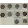 Image 1 : Nfld 1904H 50¢.  Lot of 10 coins all EF or better.  Should be viewed.