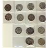 Image 1 : Nfld 1907(3) 50¢, 1908(5) &1909(7).  Lot of 15 coins all VF or better.  Should be viewed.
