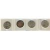 Image 1 : Nfld 1907, 1908, 1911 & 1909 50¢.  Lot of 4 coins all EF or better, all with lustre.  Should be view