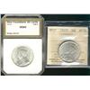 Image 1 : Nfld 1917c 50¢ ICCS AU55 & 1918c PCI MS60.  Lot of 2 coins.