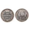 Image 1 : 1893 10¢ Round Top Obv 6 ICCS EF45.  Well defined 3.