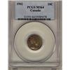 Image 1 : 1902 10¢ PCGS MS64.  Super gold and pink tones.