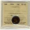 Image 1 : 1904 10¢ ICCS MS60.