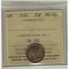 Image 1 : 1914 10¢ ICCS MS65.  Superb lustre and just a hint of gold shade.