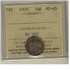 Image 1 : 1929 10¢ ICCS MS65.   Green to gold tints. A very nice example.