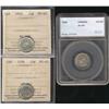 Image 1 : 1929 10¢ SEGS AU50, 1932 ICCS MS60 & 1938 MS62.  Lot of 3 coins.